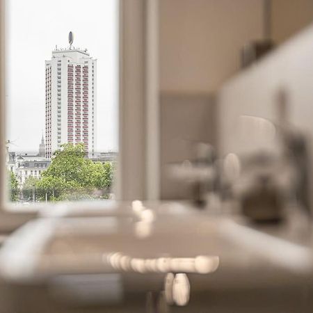 Stylisches Zentrales City-Apartment Mit 2 Balkonen ไลป์ซิก ภายนอก รูปภาพ
